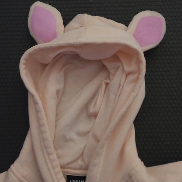 URBAN KIDS light pink character pig Hoodie Girl's L/G (14) - Picture 5 of 5